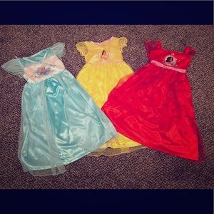 Disney Princess Nightgown Lot